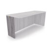 i5 Industries Kai Gable Leg Transparent Credenza - Samoa Gray - GL2814