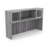i5 Industries Kai Hutch with 2 Glass Doors - Samoa Gray - OH66P-G2, OH71P-G2