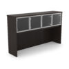 i5 Industries Kai Hutch with 4 Glass Doors - Espresso - OH66P-G4, OH71P-G4