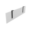 i5 Industries Kai Modesty Panel with Fixed Brackets - Matte White - MP1232P-1, MP1244P-1, MP1250P-1, MP1250P-1