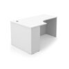 i5 Industries Kai Right-Handed Extended Corner Credenza Shell - Matte White - CC71R