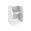 i5 Industries Kai Study Carrel - Matte White - SC3648