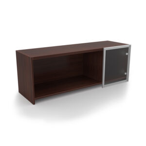 i5 Industries Kai Wall Mounted Hutch with 1 Glass Door, 48" W