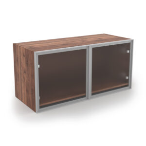 i5 Industries Kai Wall Mounted Hutch with Glass Doors, 36" W