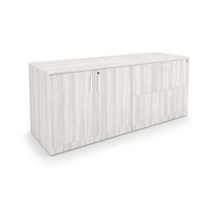 i5 Industries Rayne Common Top Credenza with Lateral File Storage Cabinet, 22" D x 71" W