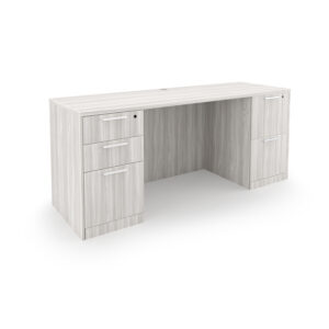 i5 Industries Rayne Credenza with Double Full Pedestals, 24" D x 71" W