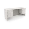 i5 Industries Rayne Credenza Double Suspended Pedestals - Harbor Elm - RN-C2471P-8, RN-C2466P-5