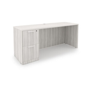 i5 Industries Rayne Credenza with File File Pedestal, 24" D x 66" W