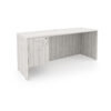 i5 Industries Rayne Credenza Single Suspended Pedestal - Harbor Elm - RN-C2471P-1, RN-C2466P-1