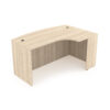 i5 Industries Rayne Right-Handed Extended Corner Bow Front Desk Shell - Coastal Dune - RN-EBD3671R