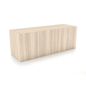 i5 Industries Rayne Wall Mounted Hutch with 3 Wood Doors, 48" W