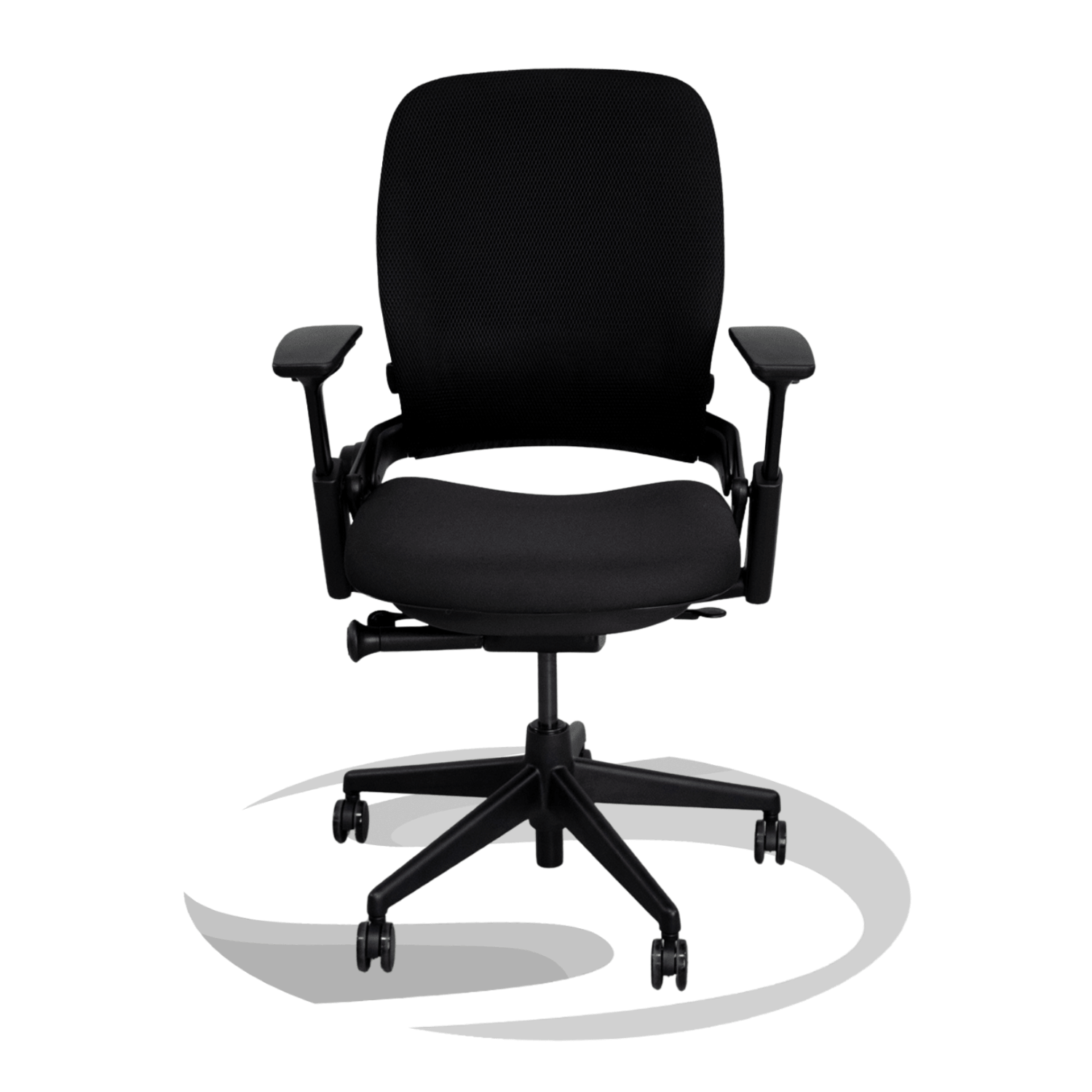 Steelcase Leap V2 Black 3D Mesh and Black Seat