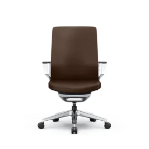 i5 Industries Gravity Leather Conference Chair Fully Loaded Mocha