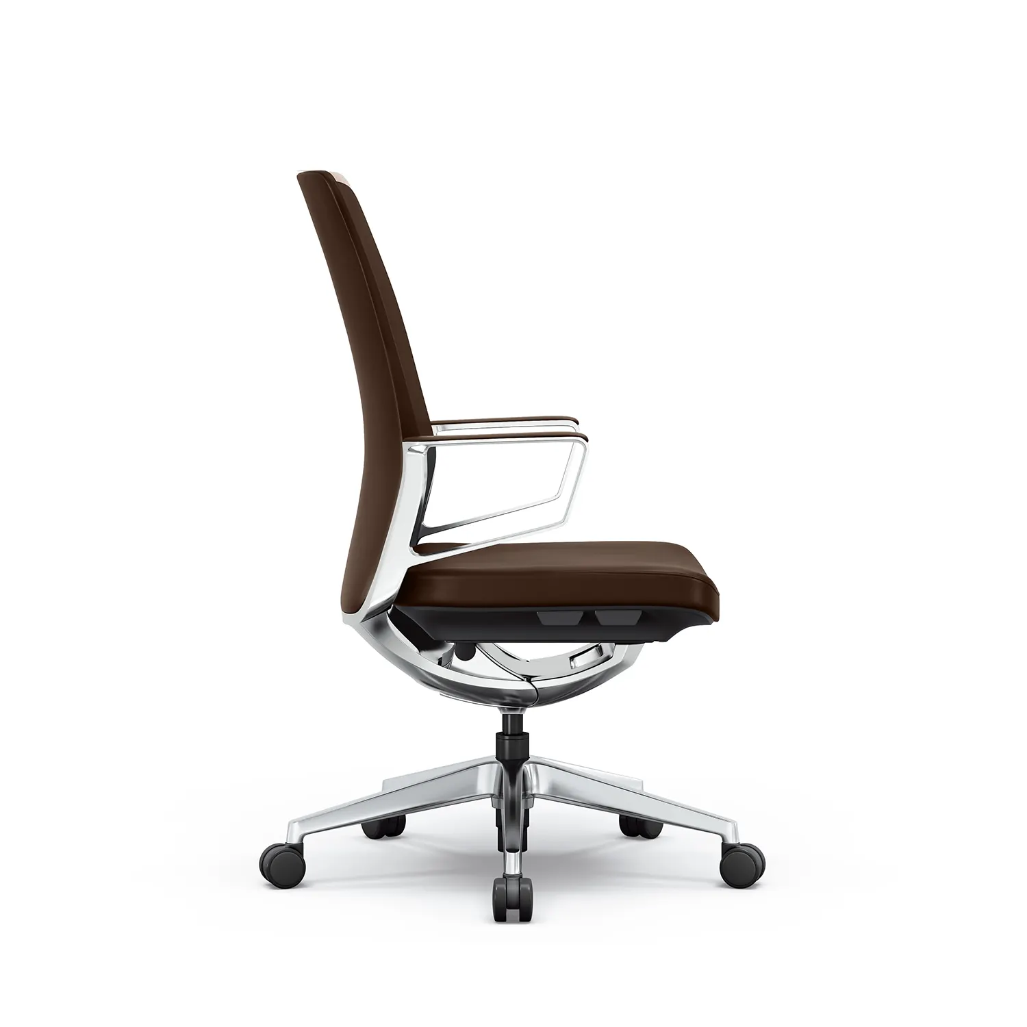 i5 Industries Gravity Conference Leather Side View 2 - Mocha - CC201A.ML-MOC
