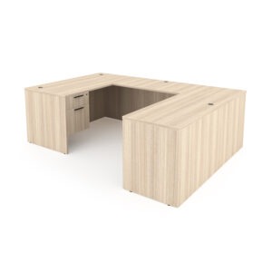 i5 Industries Rayne U-Shaped Desk with Double Suspended Pedestals, 71"L x 108"W