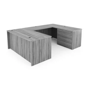 i5 Industries Kai U-Shaped Desk with Full Pedestal and Lateral File, 71"L x 108"W